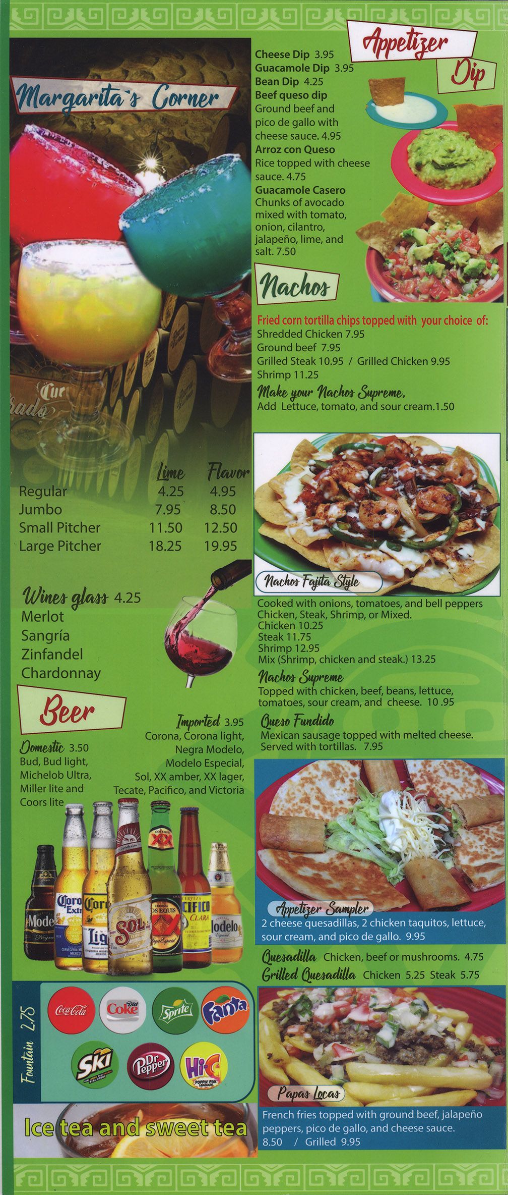 MENU Mexico On Main 10 S Main St Trenton IL 62293 618 224 6086   Mexico On Main Page1 